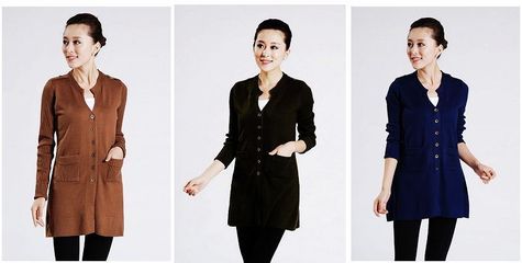 秋日溫情，時尚之選 韓版中長款針織開衫引領中老年女裝批發(fā)新風尚